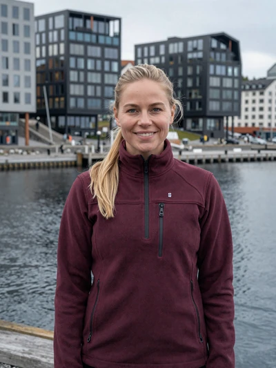 Ingrid, 31, a Norwegian woman on the Oslo fjord waterfront